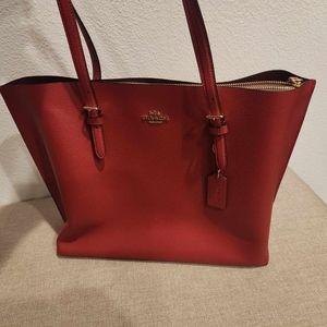 Red Coach Purse